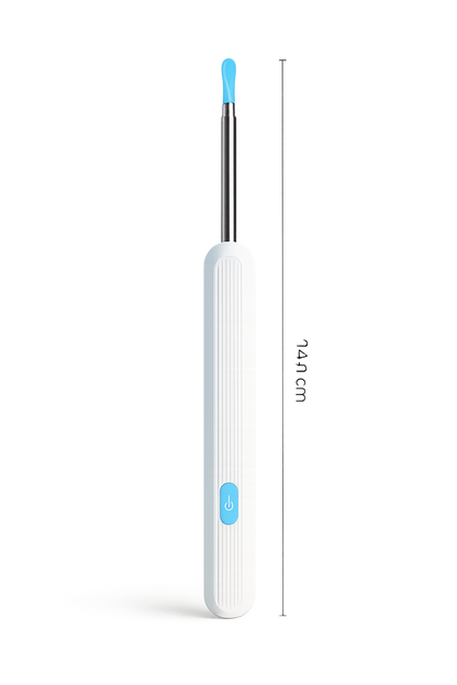 Nettoyeur d’oreille avec caméra HD (Wi-Fi) – Otoscope électronique + embouts souples – Kit retrait cérumen iPhone/Android