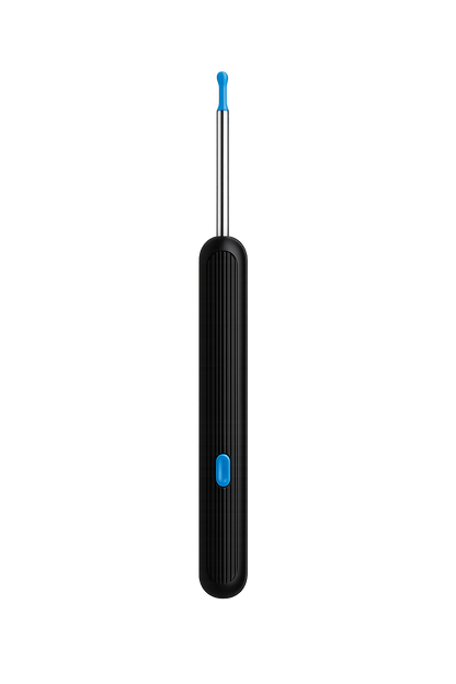 Nettoyeur d’oreille avec caméra HD (Wi-Fi) – Otoscope électronique + embouts souples – Kit retrait cérumen iPhone/Android